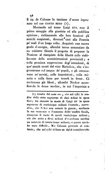 Il monitore universale di Parigi, ossia storia autentica della rivoluzione francese dal 1787 fino all'anno 10. Rep