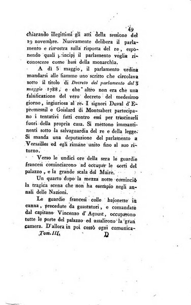 Il monitore universale di Parigi, ossia storia autentica della rivoluzione francese dal 1787 fino all'anno 10. Rep