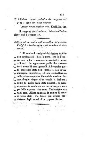 Il monitore universale di Parigi, ossia storia autentica della rivoluzione francese dal 1787 fino all'anno 10. Rep