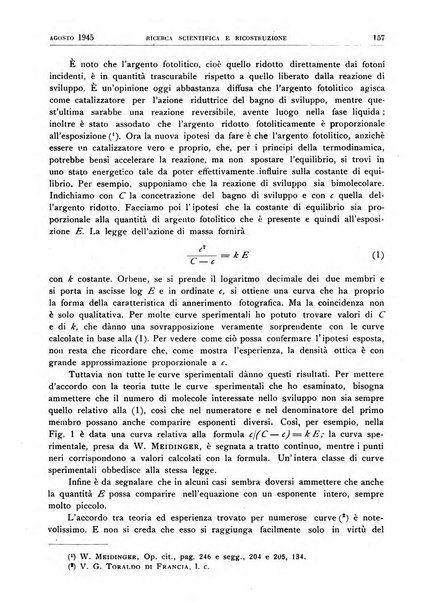 Ricerca scientifica e ricostruzione rivista del Consiglio nazionale delle ricerche