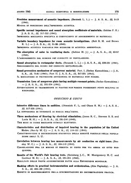 Ricerca scientifica e ricostruzione rivista del Consiglio nazionale delle ricerche