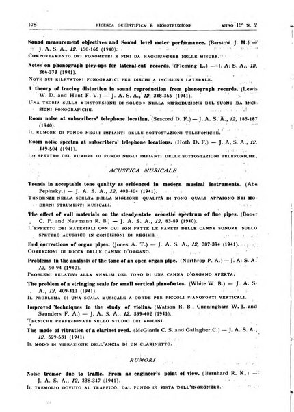 Ricerca scientifica e ricostruzione rivista del Consiglio nazionale delle ricerche