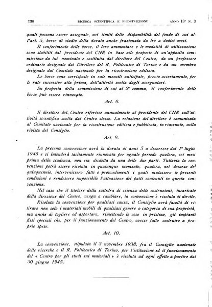 Ricerca scientifica e ricostruzione rivista del Consiglio nazionale delle ricerche