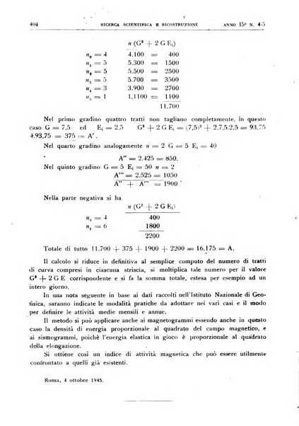 Ricerca scientifica e ricostruzione rivista del Consiglio nazionale delle ricerche