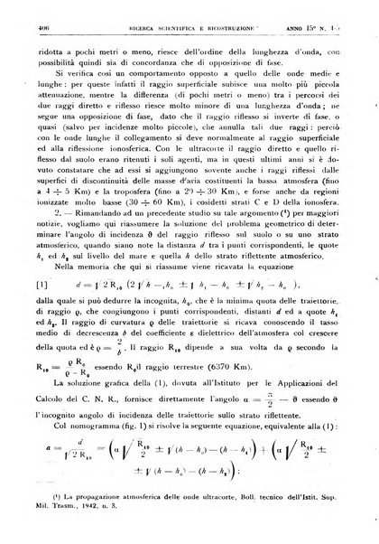 Ricerca scientifica e ricostruzione rivista del Consiglio nazionale delle ricerche