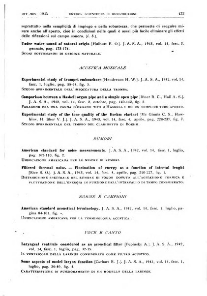 Ricerca scientifica e ricostruzione rivista del Consiglio nazionale delle ricerche