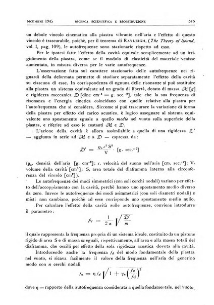 Ricerca scientifica e ricostruzione rivista del Consiglio nazionale delle ricerche