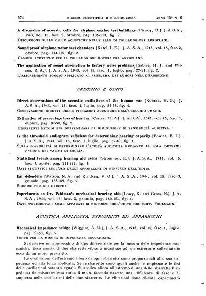 Ricerca scientifica e ricostruzione rivista del Consiglio nazionale delle ricerche