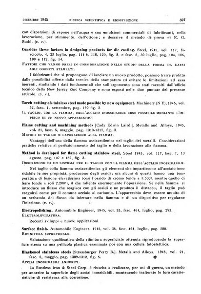 Ricerca scientifica e ricostruzione rivista del Consiglio nazionale delle ricerche