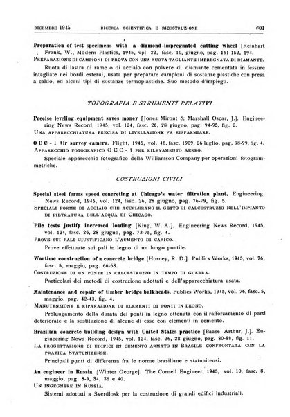 Ricerca scientifica e ricostruzione rivista del Consiglio nazionale delle ricerche