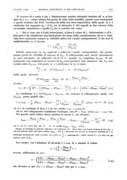 Ricerca scientifica e ricostruzione rivista del Consiglio nazionale delle ricerche