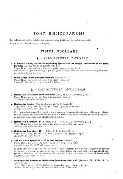 Ricerca scientifica e ricostruzione rivista del Consiglio nazionale delle ricerche