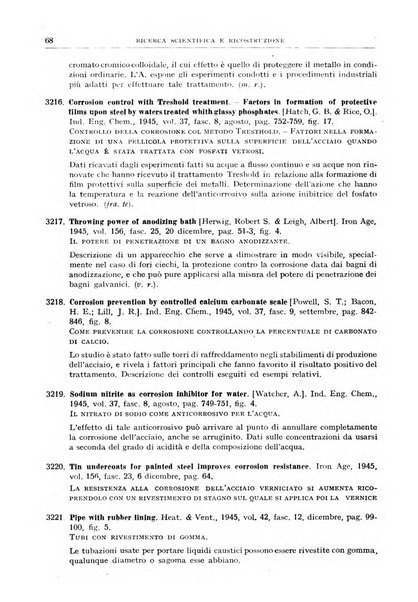 Ricerca scientifica e ricostruzione rivista del Consiglio nazionale delle ricerche