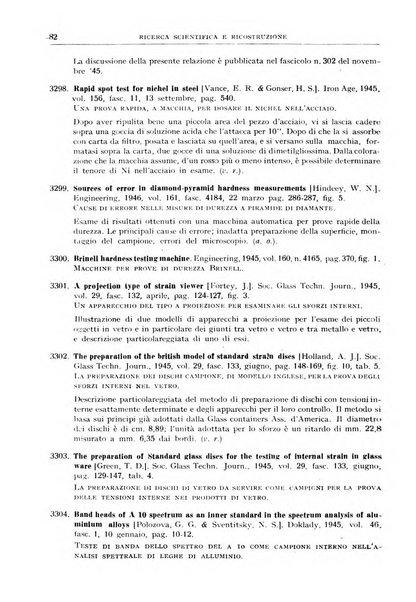 Ricerca scientifica e ricostruzione rivista del Consiglio nazionale delle ricerche