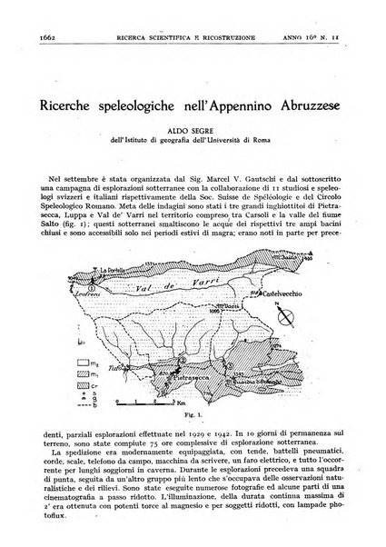 Ricerca scientifica e ricostruzione rivista del Consiglio nazionale delle ricerche