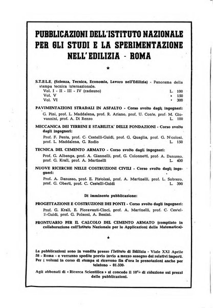 Ricerca scientifica e ricostruzione rivista del Consiglio nazionale delle ricerche