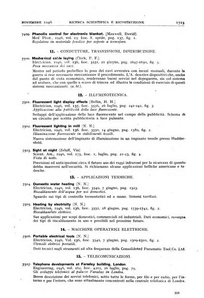 Ricerca scientifica e ricostruzione rivista del Consiglio nazionale delle ricerche