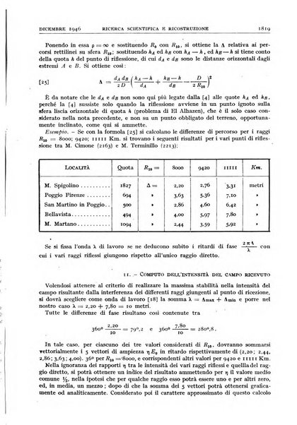 Ricerca scientifica e ricostruzione rivista del Consiglio nazionale delle ricerche