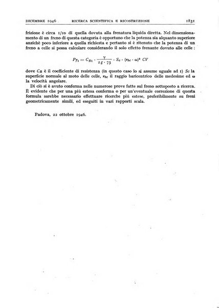 Ricerca scientifica e ricostruzione rivista del Consiglio nazionale delle ricerche