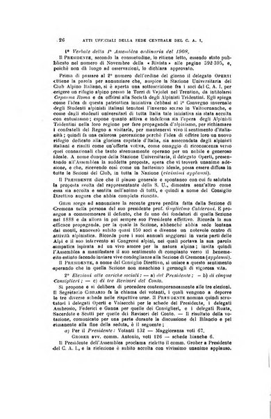 Rivista del Club alpino italiano pubblicazione mensile