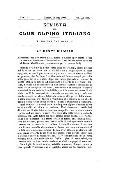 Rivista del Club alpino italiano pubblicazione mensile