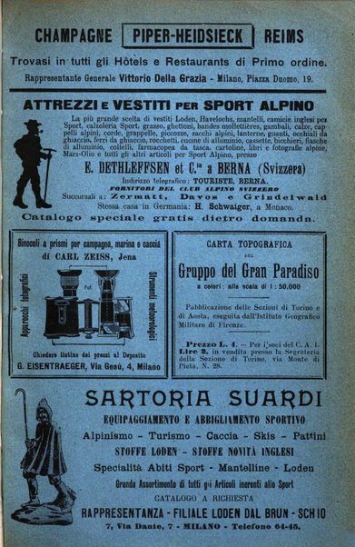 Rivista del Club alpino italiano pubblicazione mensile