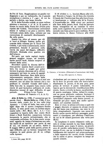 Rivista del Club alpino italiano pubblicazione mensile