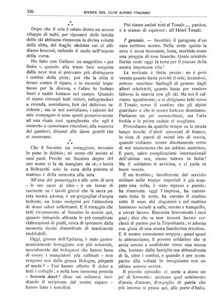 Rivista del Club alpino italiano pubblicazione mensile