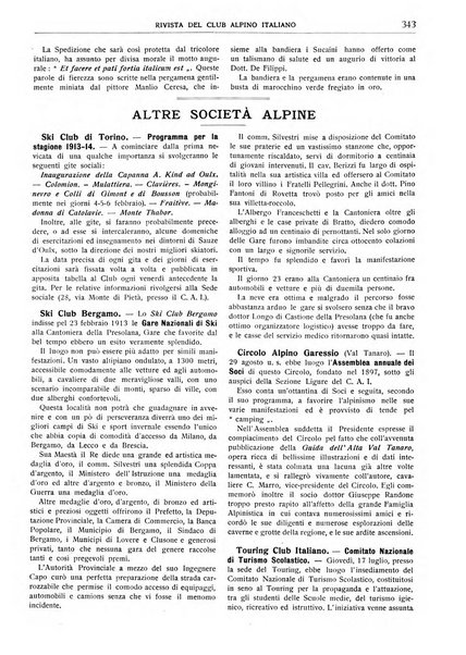 Rivista del Club alpino italiano pubblicazione mensile