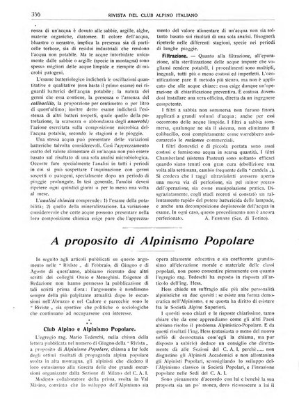 Rivista del Club alpino italiano pubblicazione mensile