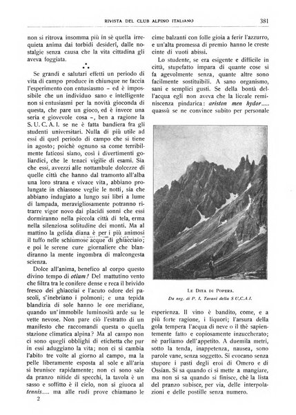 Rivista del Club alpino italiano pubblicazione mensile