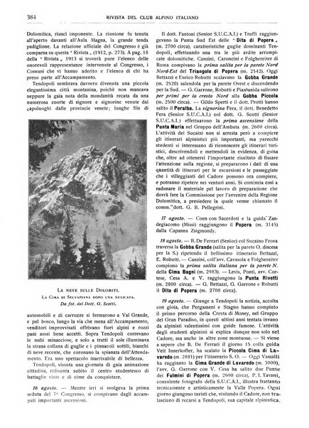 Rivista del Club alpino italiano pubblicazione mensile