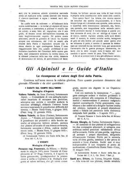 Rivista del Club alpino italiano pubblicazione mensile