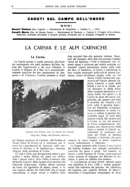 Rivista del Club alpino italiano pubblicazione mensile