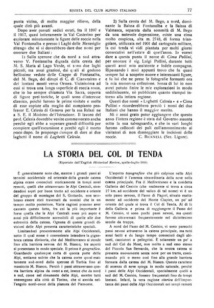 Rivista del Club alpino italiano pubblicazione mensile