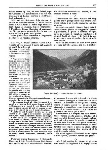 Rivista del Club alpino italiano pubblicazione mensile