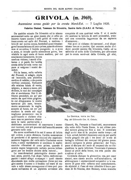 Rivista del Club alpino italiano pubblicazione mensile