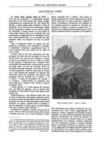 Rivista del Club alpino italiano pubblicazione mensile