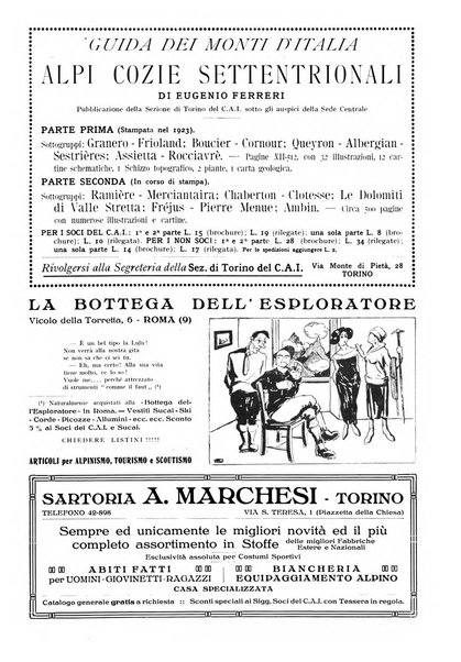 Rivista del Club alpino italiano pubblicazione mensile