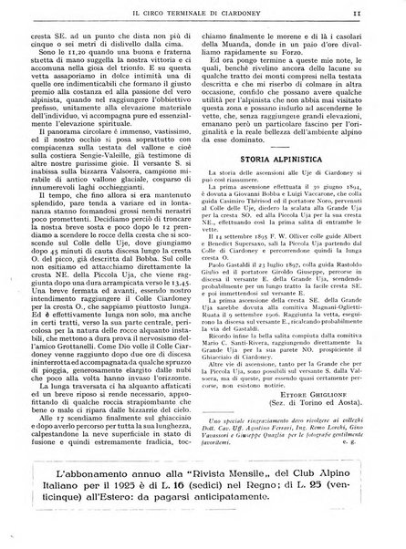 Rivista del Club alpino italiano pubblicazione mensile