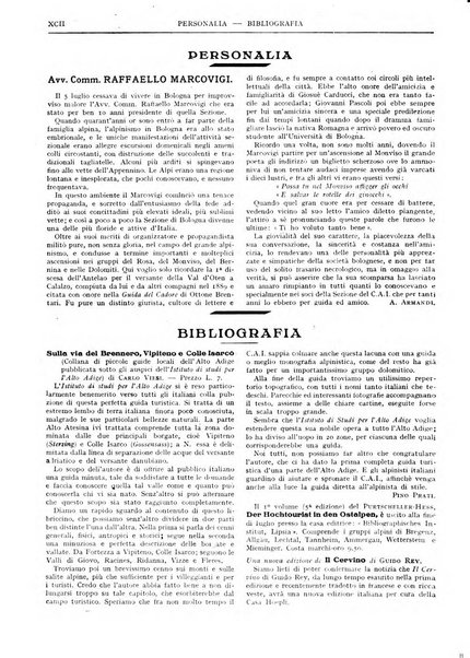 Rivista del Club alpino italiano pubblicazione mensile