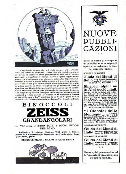 Rivista del Club alpino italiano pubblicazione mensile