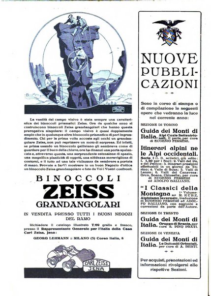 Rivista del Club alpino italiano pubblicazione mensile