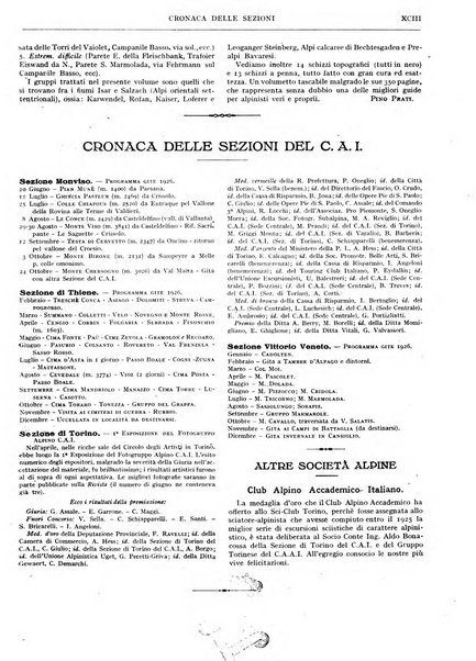 Rivista del Club alpino italiano pubblicazione mensile