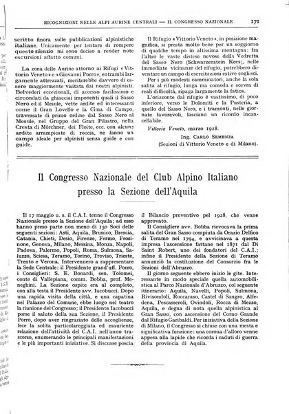 Rivista del Club alpino italiano pubblicazione mensile