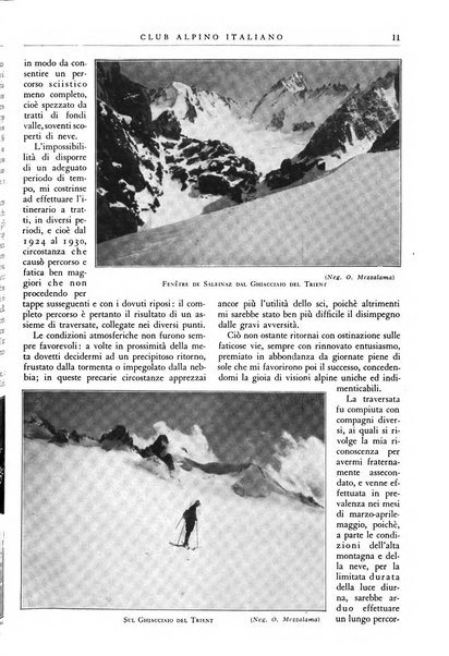 Rivista del Club alpino italiano pubblicazione mensile