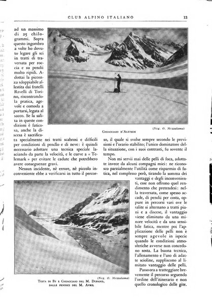 Rivista del Club alpino italiano pubblicazione mensile