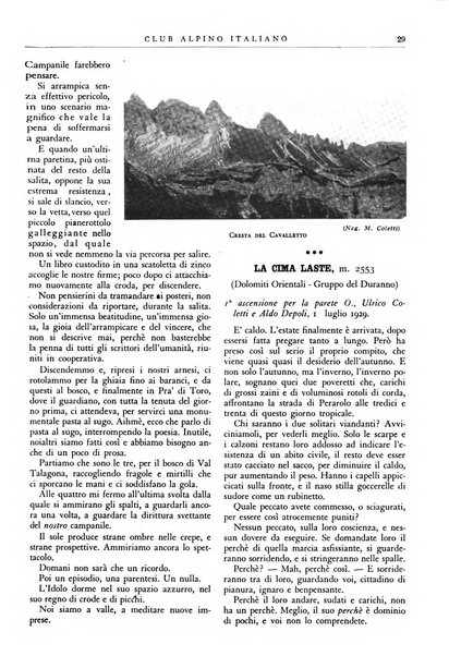 Rivista del Club alpino italiano pubblicazione mensile