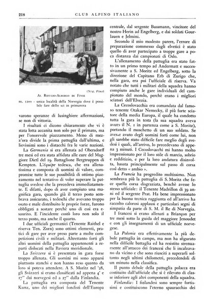 Rivista del Club alpino italiano pubblicazione mensile