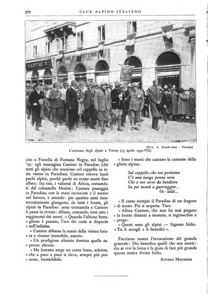 Rivista del Club alpino italiano pubblicazione mensile